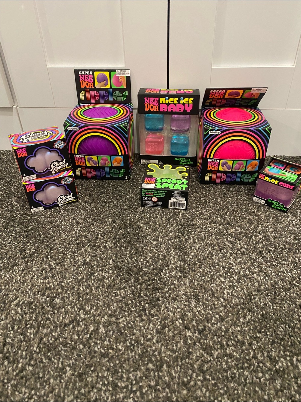 New and all sealed! Schylling needoh bundle clouds, ripples, nice cube, nice ice